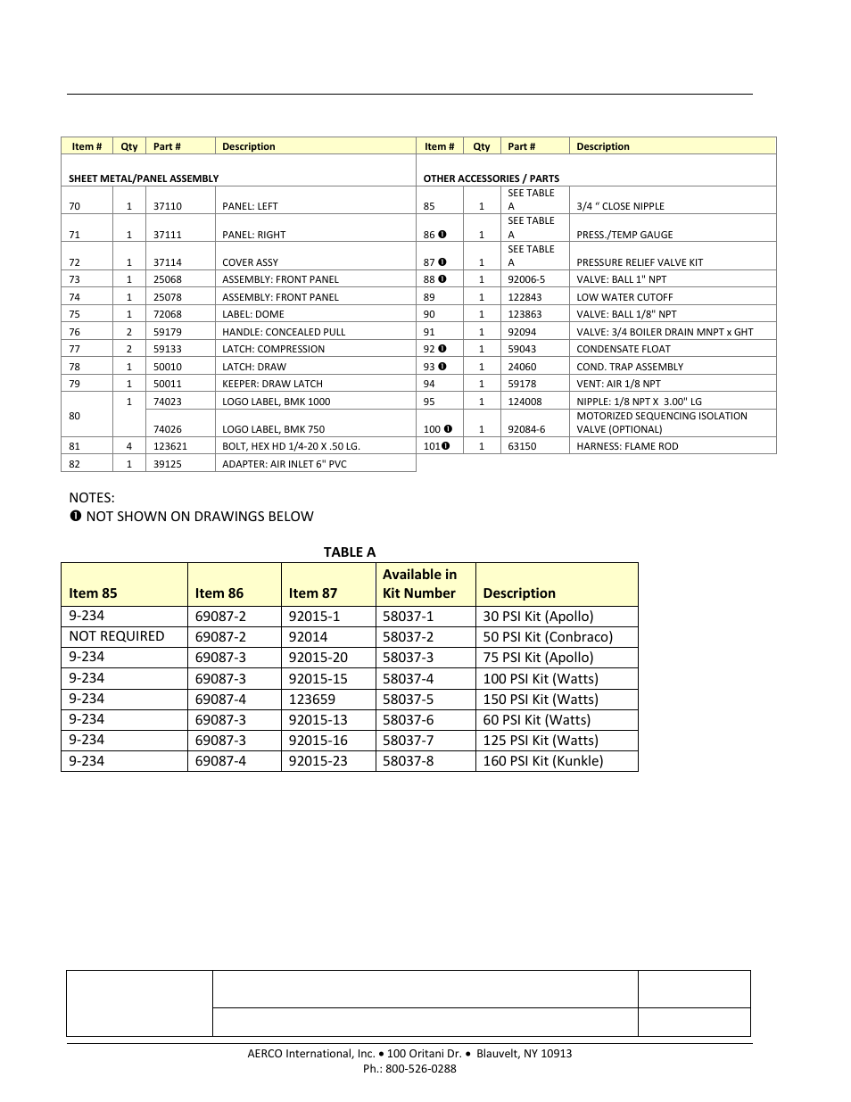 AERCO BMK 1000 User Manual | Page 162 / 192