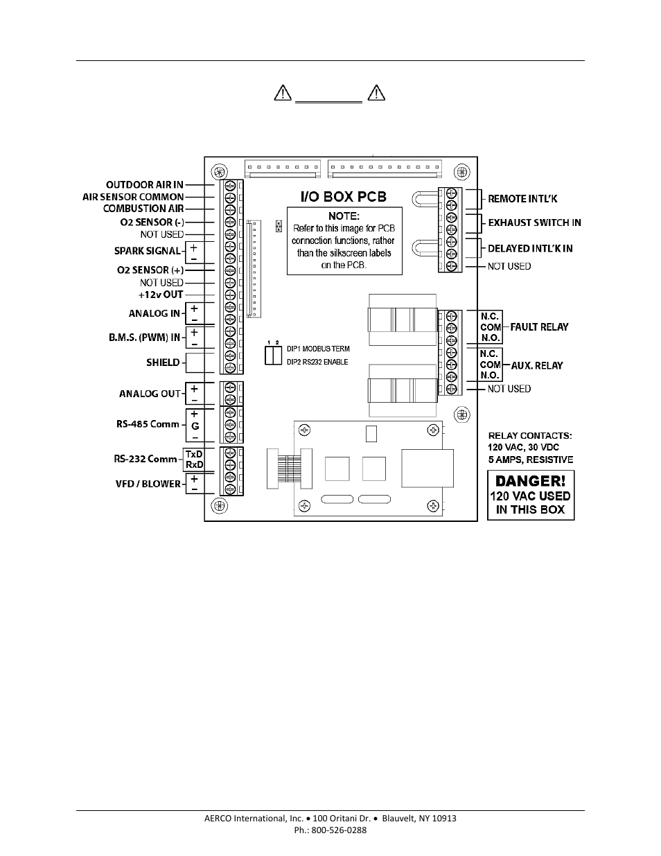 1 outdoor air in terminals | AERCO BMK 1000 User Manual | Page 28 / 192