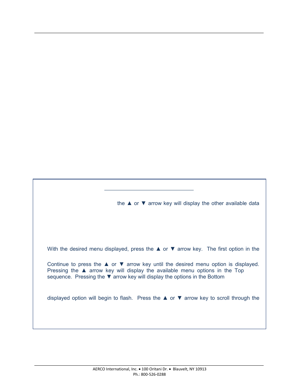 3 control panel menus, 1 menu processing procedure | AERCO BMK 1000 User Manual | Page 41 / 192