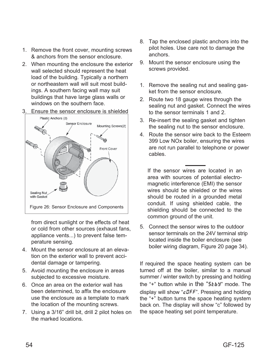 Chapter 13 outdoor reset control | AERCO Esteem O&M Manual User Manual | Page 60 / 98
