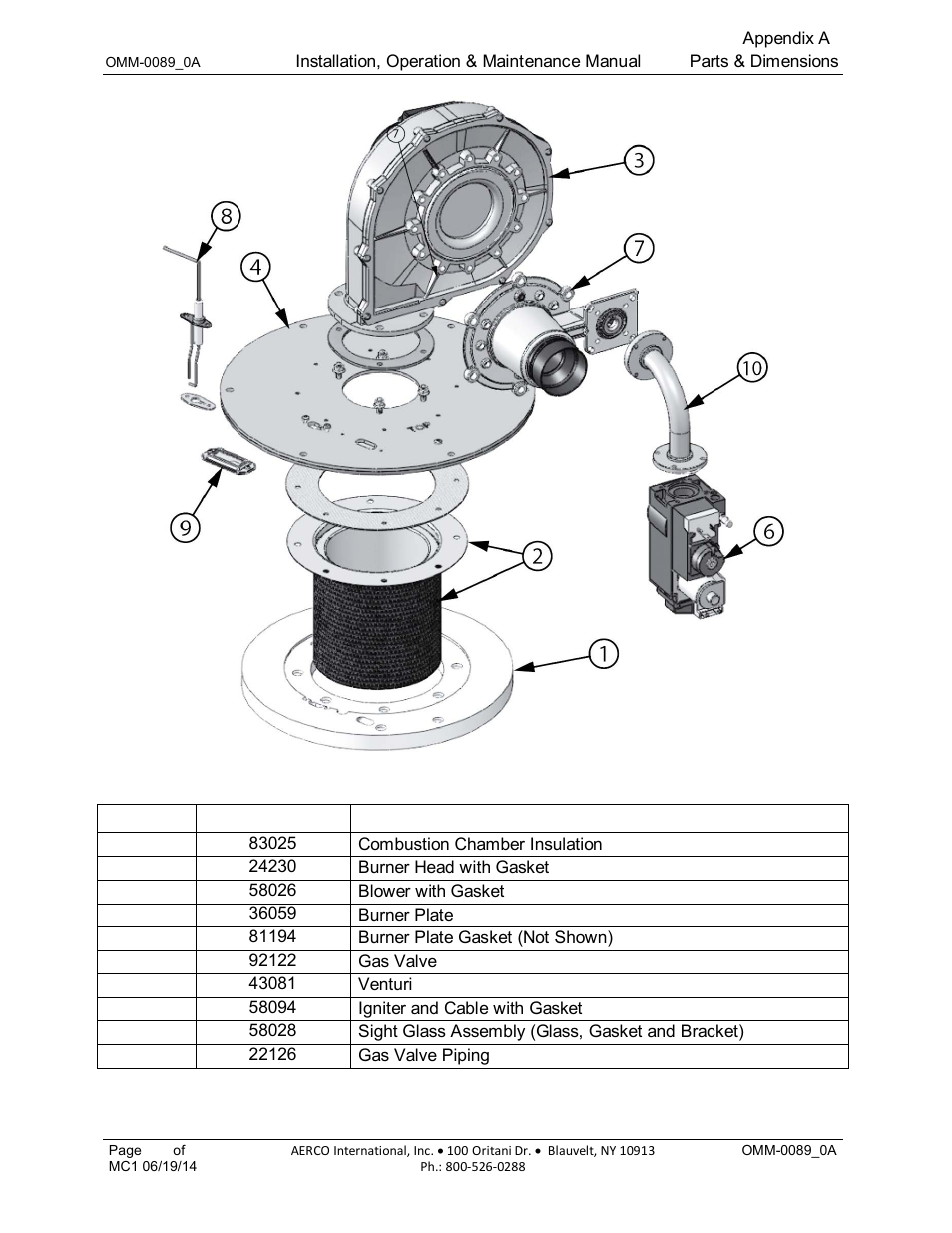 AERCO Esteem Boiler with EZ-Set Controller User Manual | Page 178 / 188