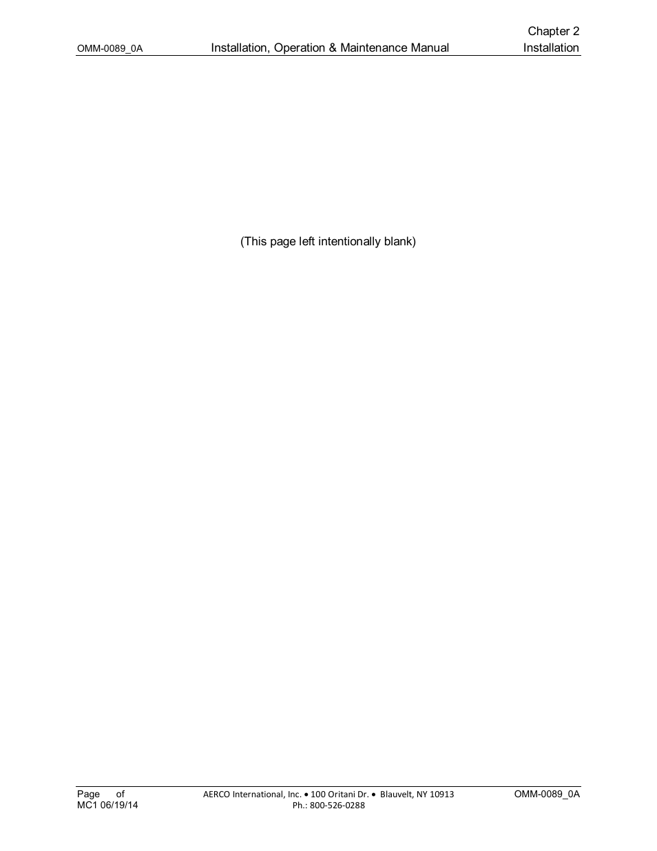 AERCO Esteem Boiler with EZ-Set Controller User Manual | Page 18 / 188