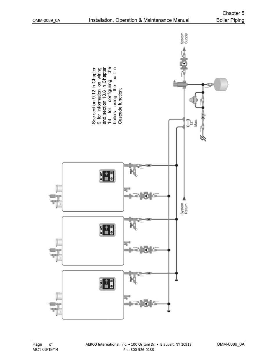 AERCO Esteem Boiler with EZ-Set Controller User Manual | Page 40 / 188