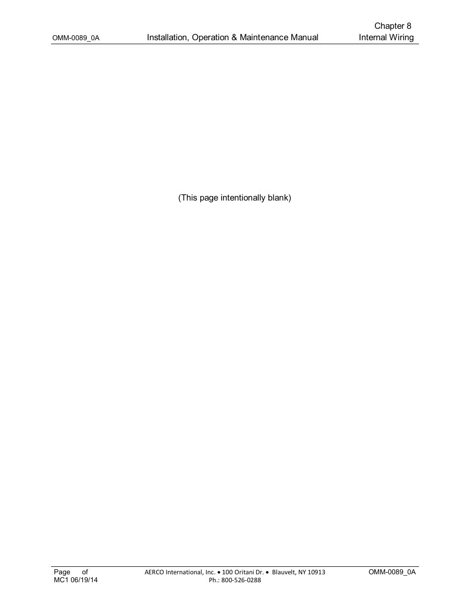 AERCO Esteem Boiler with EZ-Set Controller User Manual | Page 54 / 188