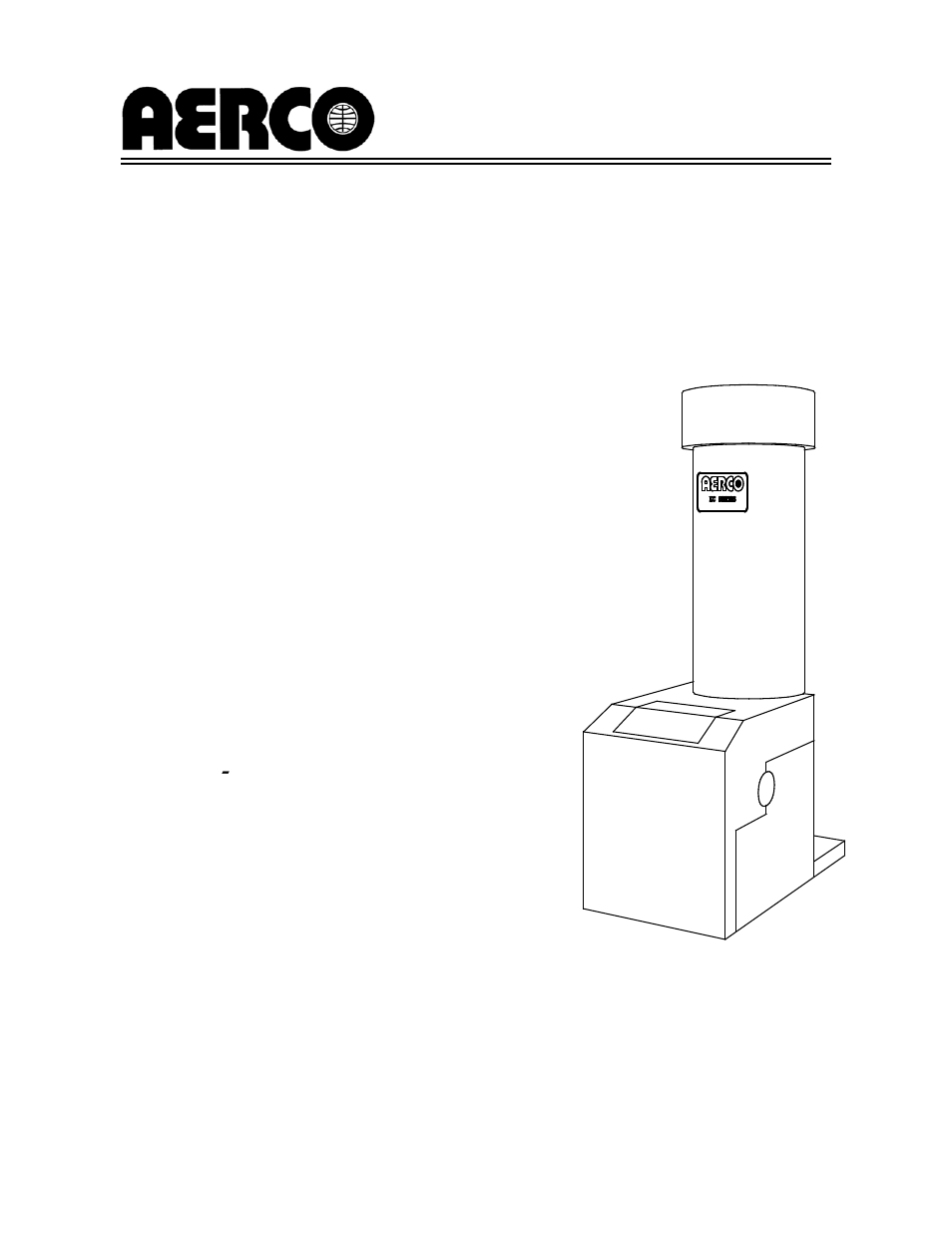 AERCO KC1000 Boiler equipped with C-More 2002 User Manual | 110 pages