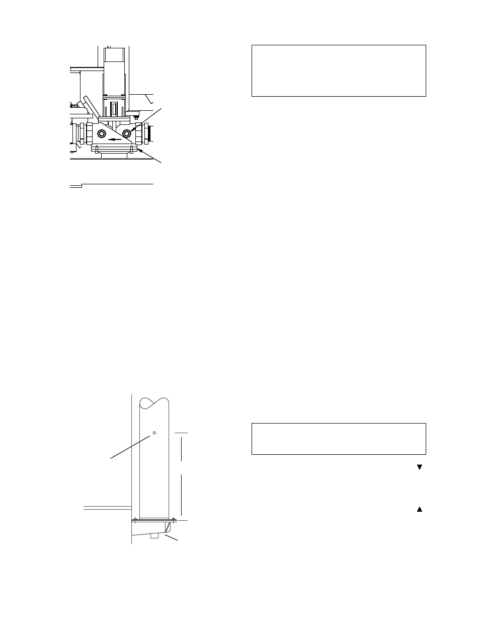 Figure 4.1, 1/8” gas plug location, 3 preparing the flue vent probe hole | Figure 4.2, Analyzer probe hole location, 3 natural gas combustion calibration, Initial start-up, Important | AERCO KC1000 Boiler equipped with C-More 2002 User Manual | Page 48 / 110