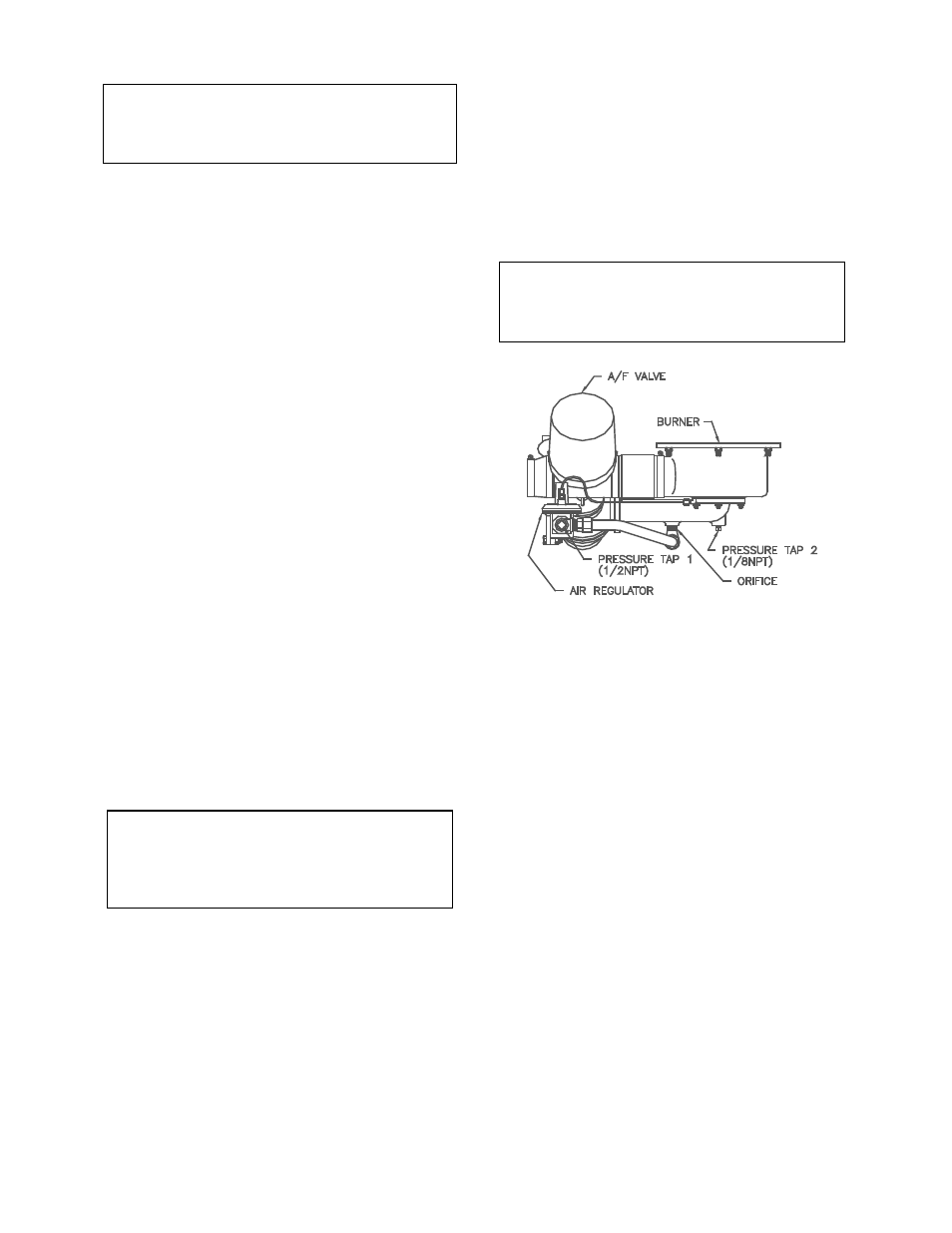 4 propane combustion calibration, Figure 4.5, Propane air differential pressure taps | Initial start-up | AERCO KC1000 Boiler equipped with C-More 2002 User Manual | Page 51 / 110