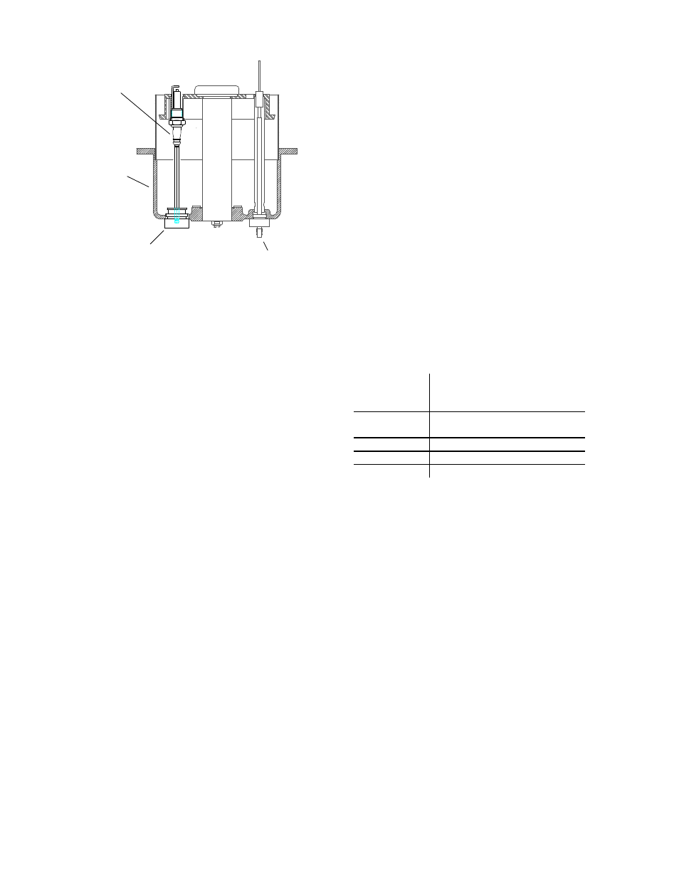 Figure 7.1, Spark ignitor and flame detector locations, Maintenance | AERCO KC1000 Boiler equipped with C-More 2002 User Manual | Page 65 / 110
