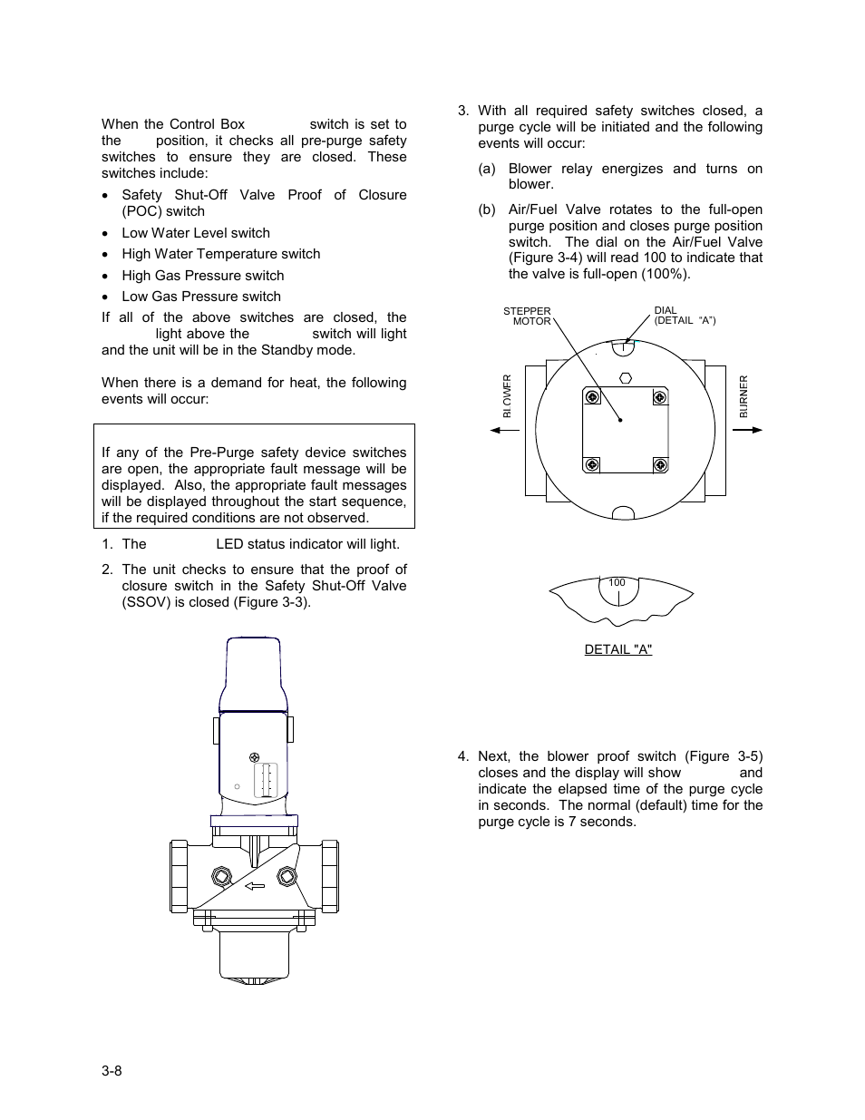 8 start sequence, Control panel operating procedures | AERCO KC1000 Boiler equipped with C-More version 3.04 User Manual | Page 30 / 108
