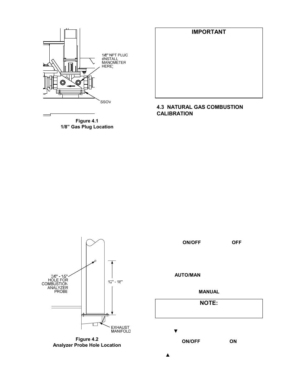 3 preparing the flue vent probe hole, 3 combustion calibration, Initial start-up | AERCO KC1000 Boiler equipped with C-More version 3.04 User Manual | Page 34 / 108