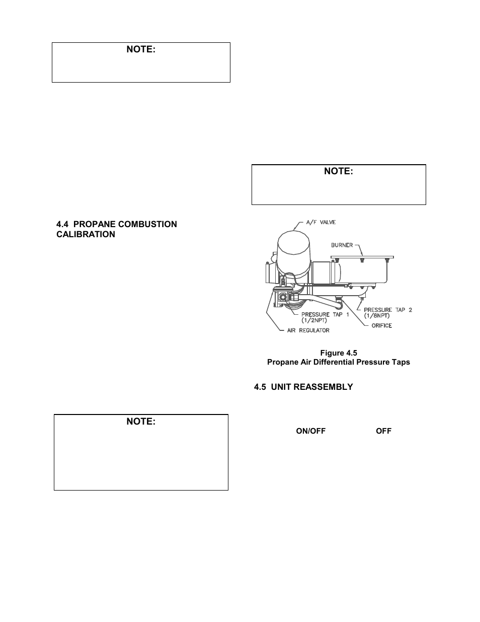 4 propane combustion calibration, 5 unit reassembly, Initial start-up | AERCO KC1000 Boiler equipped with C-More version 3.04 User Manual | Page 37 / 108