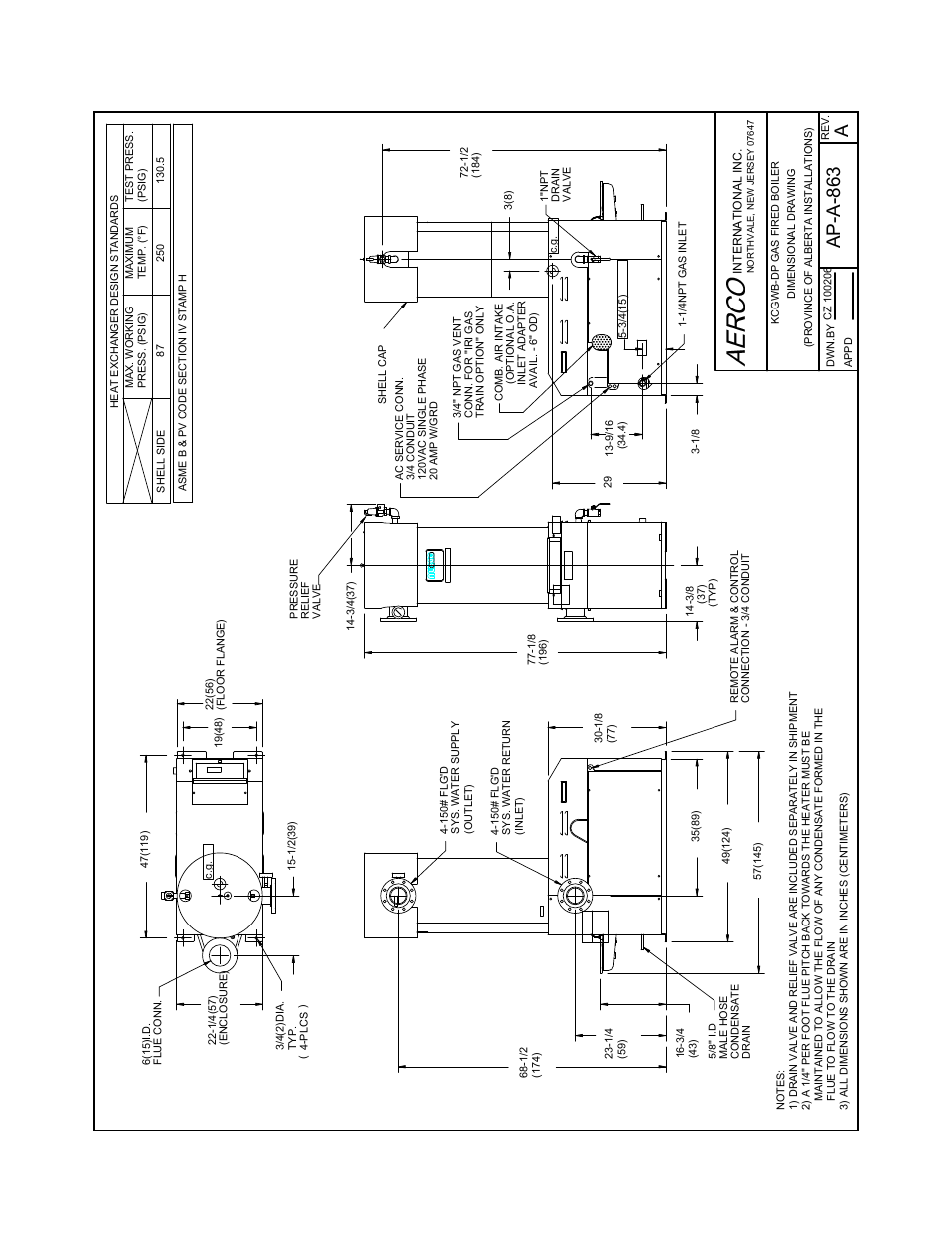 Appendix f, Ap -a -863 a | AERCO KC1000 Boiler equipped with C-More version 3.04 User Manual | Page 91 / 108