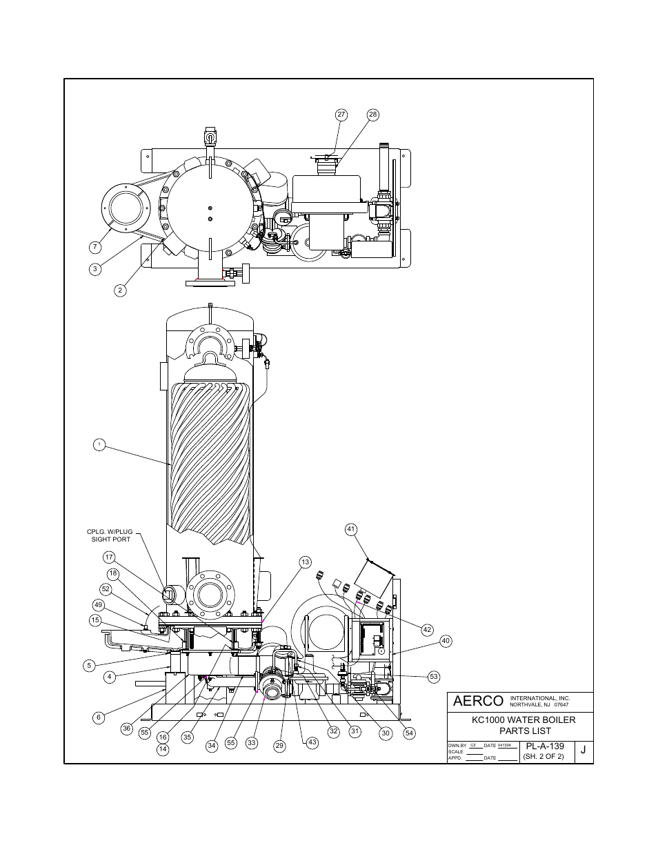Appendix f, Aerco | AERCO KC1000 Boiler equipped with C-More version 3.04 User Manual | Page 93 / 108