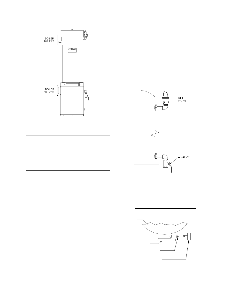 3 pressure relief & drain valve installation, 4 temperature/pressure indicator, Installation | AERCO KC1000 Low NOx Boiler equipped with C-More version 3.04 User Manual | Page 13 / 113
