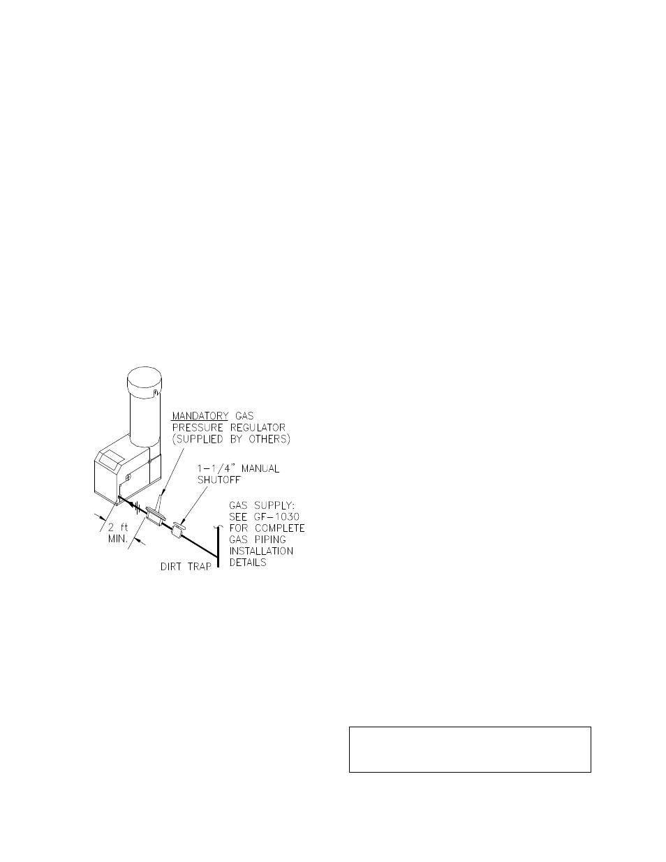 1 gas supply pressure regulator | AERCO KC1000 Low NOx Boiler equipped with C-More 2003 User Manual | Page 13 / 101