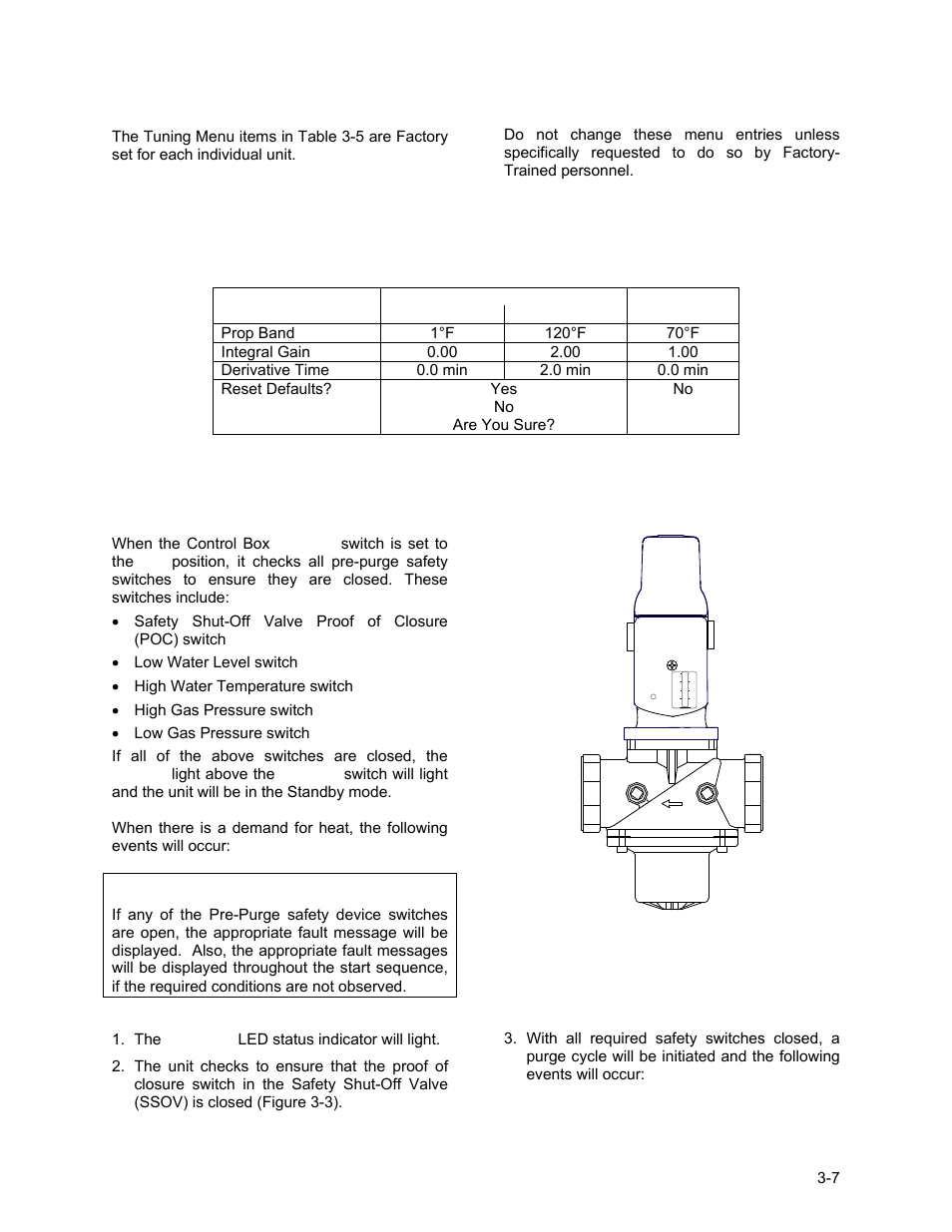 7 tuning menu, 8 start sequence, Control panel operating procedures | AERCO KC1000 Low NOx Boiler equipped with C-More 2003 User Manual | Page 27 / 101