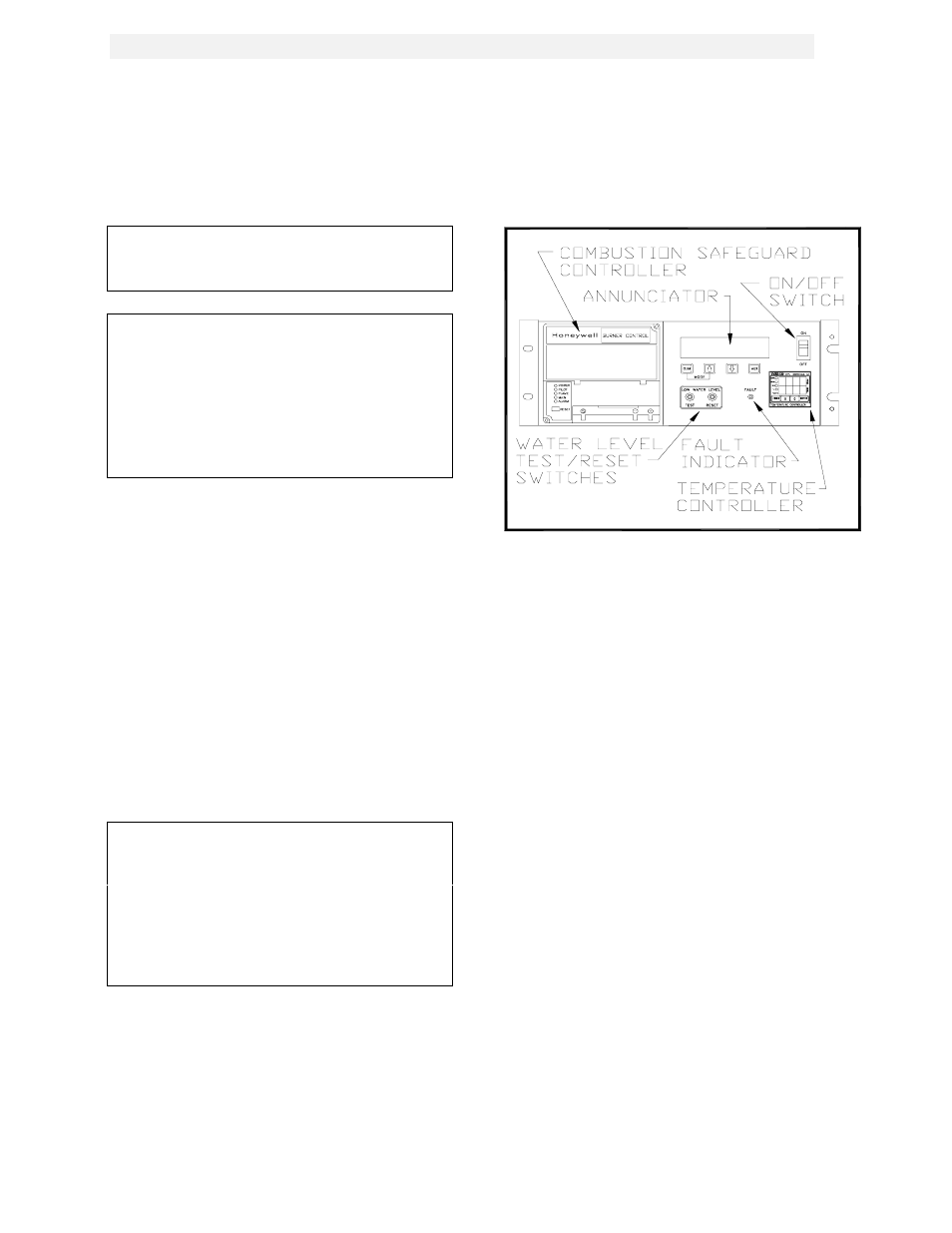 Figure 3.1, Front panel controls location, Control panel operating procedures | AERCO KC1000 Boiler equipped with Mod-Box Controller User Manual | Page 15 / 82