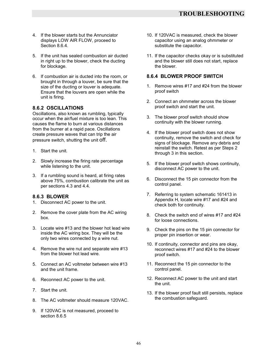 Troubleshooting | AERCO KC1000 Boiler equipped with Mod-Box Controller User Manual | Page 51 / 82
