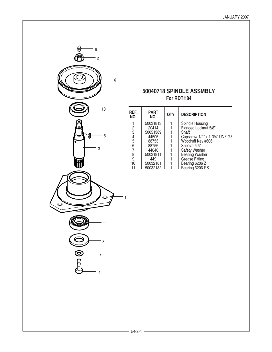 Bush Hog RDTH SERIES RDTH 72 User Manual | Page 10 / 28