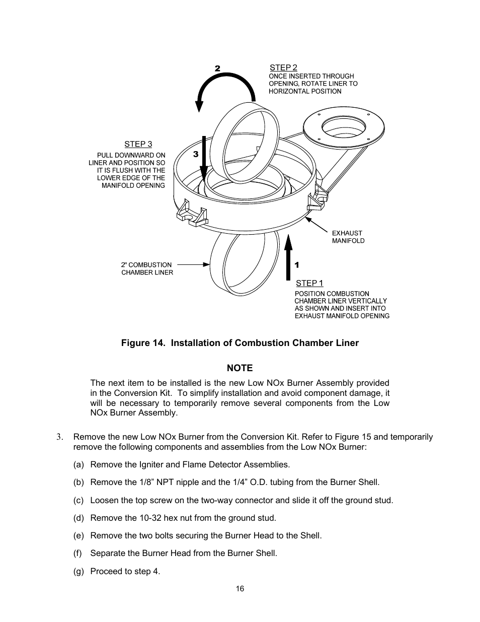 AERCO KC Standard to Low NOx Convertion Instructions User Manual | Page 16 / 43