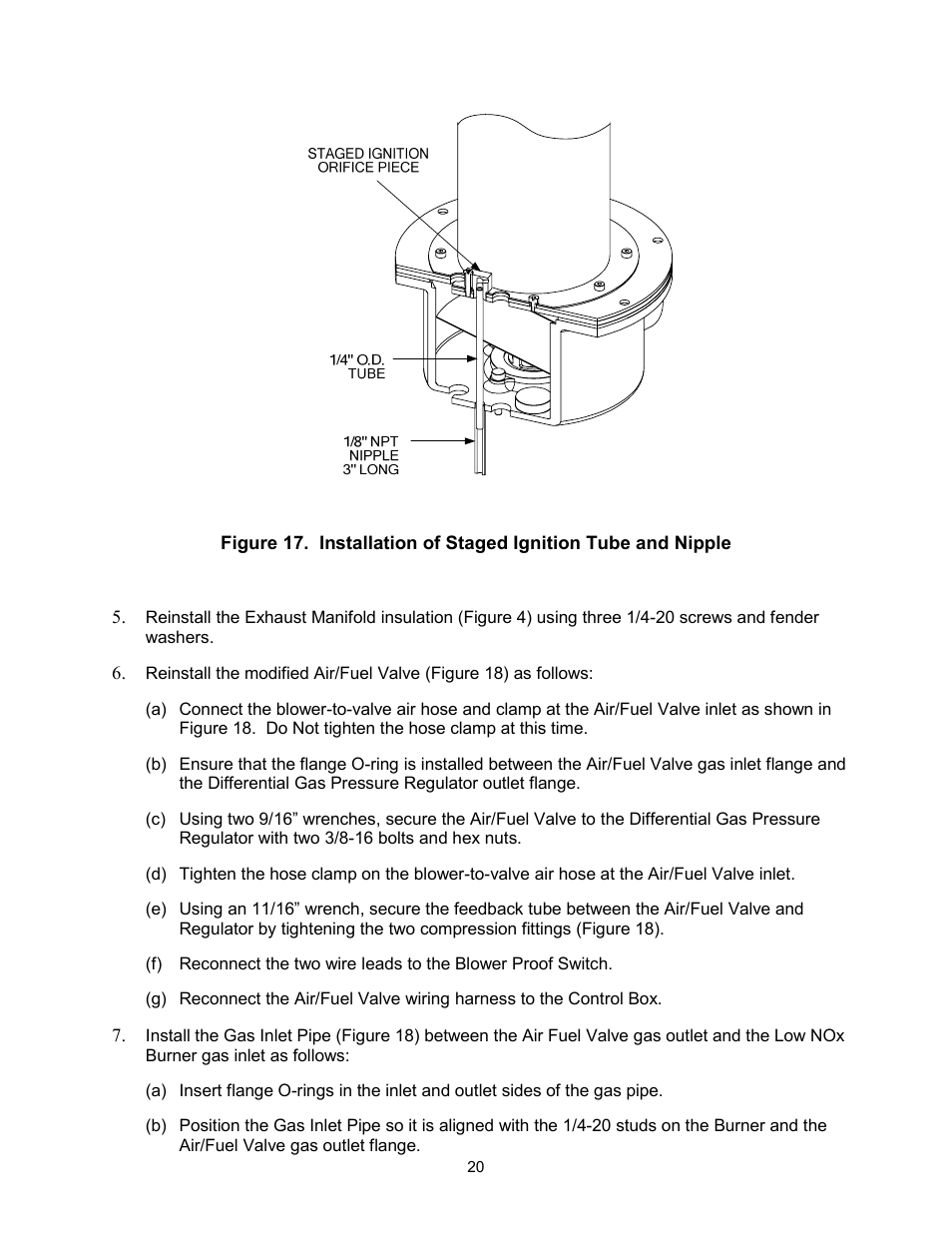 AERCO KC Standard to Low NOx Convertion Instructions User Manual | Page 20 / 43