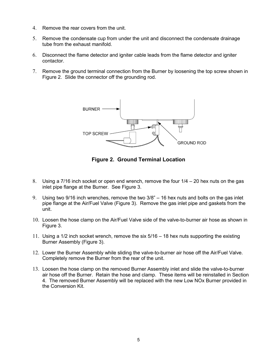 AERCO KC Standard to Low NOx Convertion Instructions User Manual | Page 5 / 43