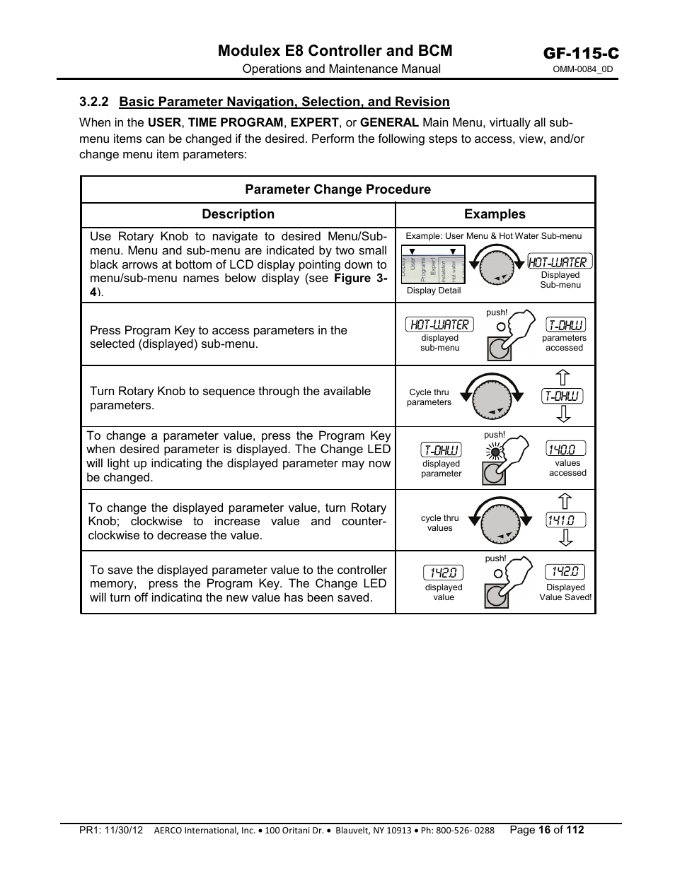 Gf-115-c, Modulex e8 controller and bcm | AERCO Modulex E8 Controls Guide User Manual | Page 16 / 112