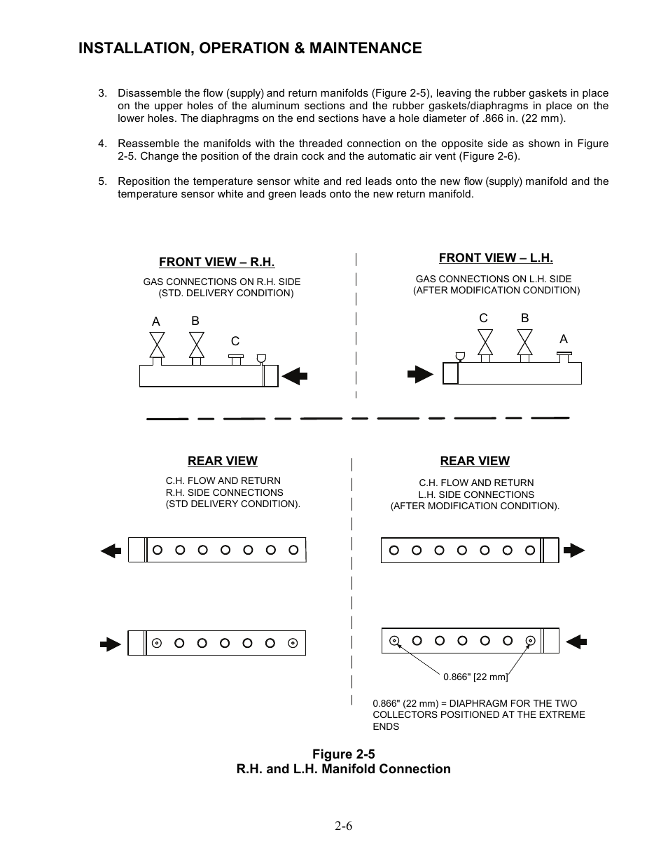 Installation, operation & mai, Ntenance | AERCO Modulex High Pressure Manual User Manual | Page 22 / 60