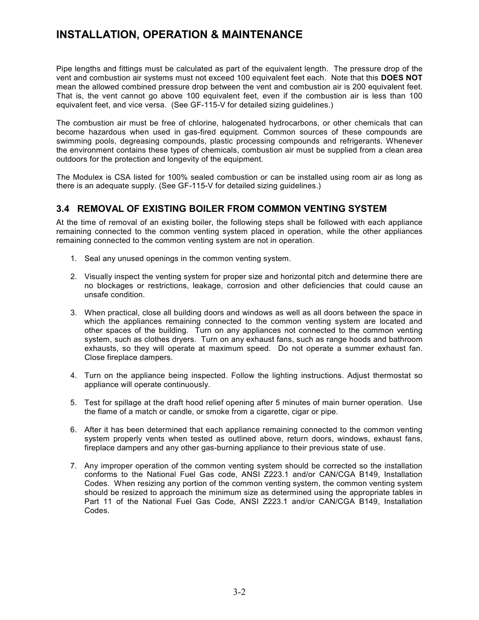 Installation, operation & maintenance | AERCO Modulex High Pressure Manual User Manual | Page 28 / 60