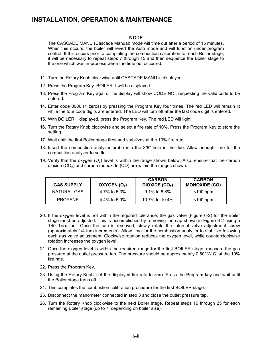 Installation, operation & maintenance | AERCO Modulex High Pressure Manual User Manual | Page 42 / 60