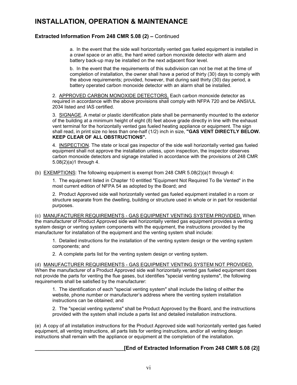 Installation, operation & maintenance | AERCO Modulex High Pressure Manual User Manual | Page 8 / 60