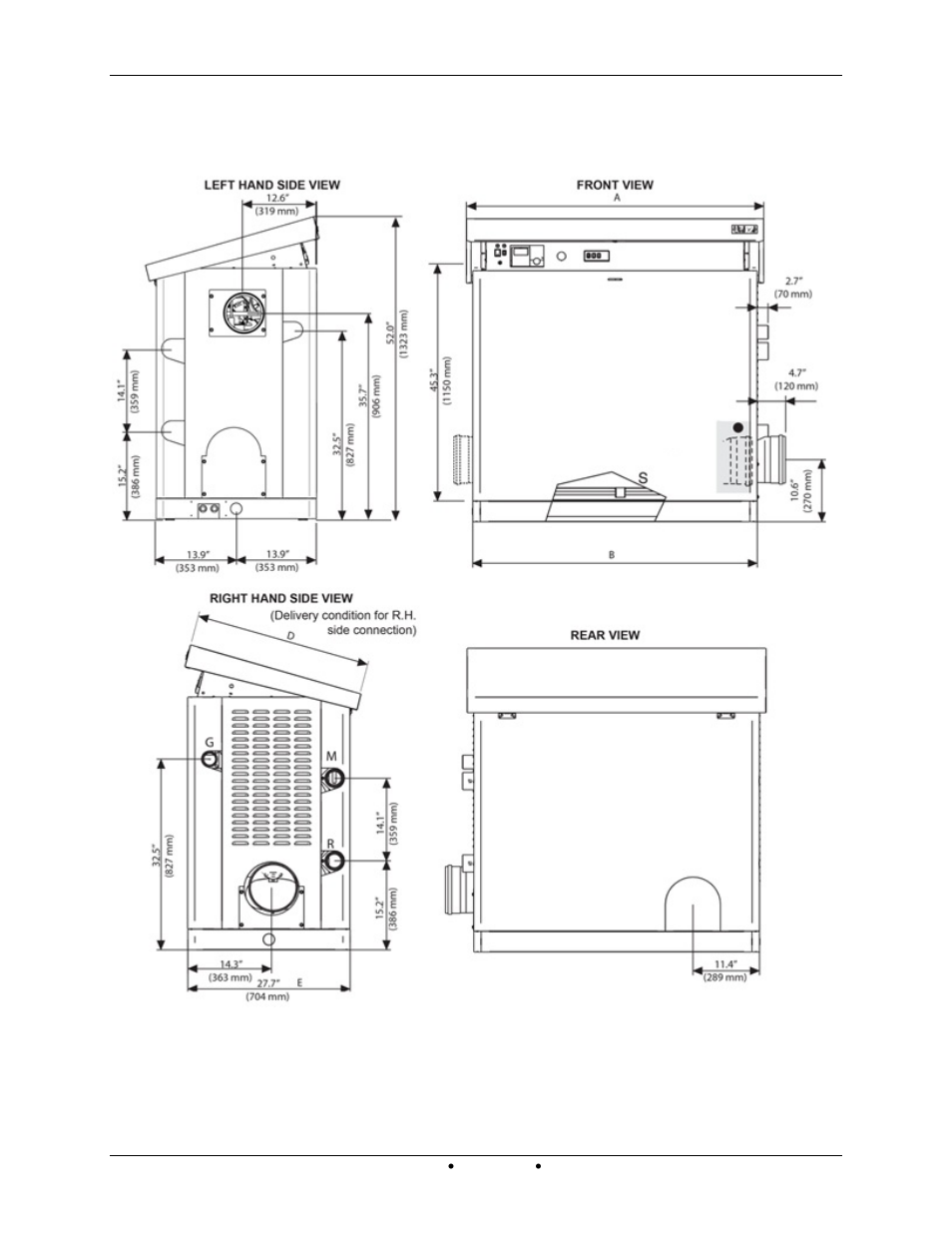 3 dimensional drawings | AERCO Modulex EXT 321 - 1123 User Manual | Page 17 / 148