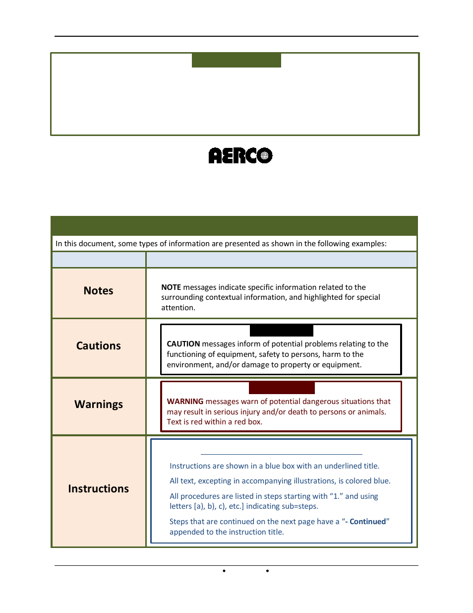 Cautions, Warnings, Instructions | AERCO Modulex EXT 321 - 1123 User Manual | Page 2 / 148