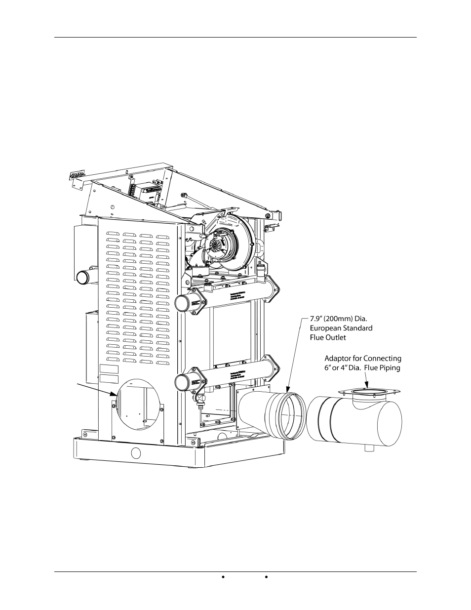 8 boiler connections, 1 changing exhaust outlet location | AERCO Modulex EXT 321 - 1123 User Manual | Page 32 / 148