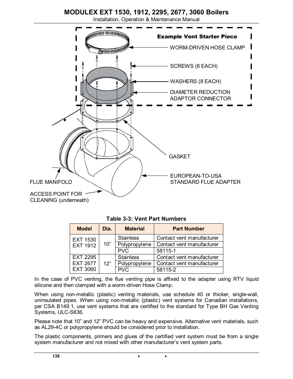 Modulex ext | AERCO Modulex EXT 1530 - 3060 User Manual | Page 38 / 138