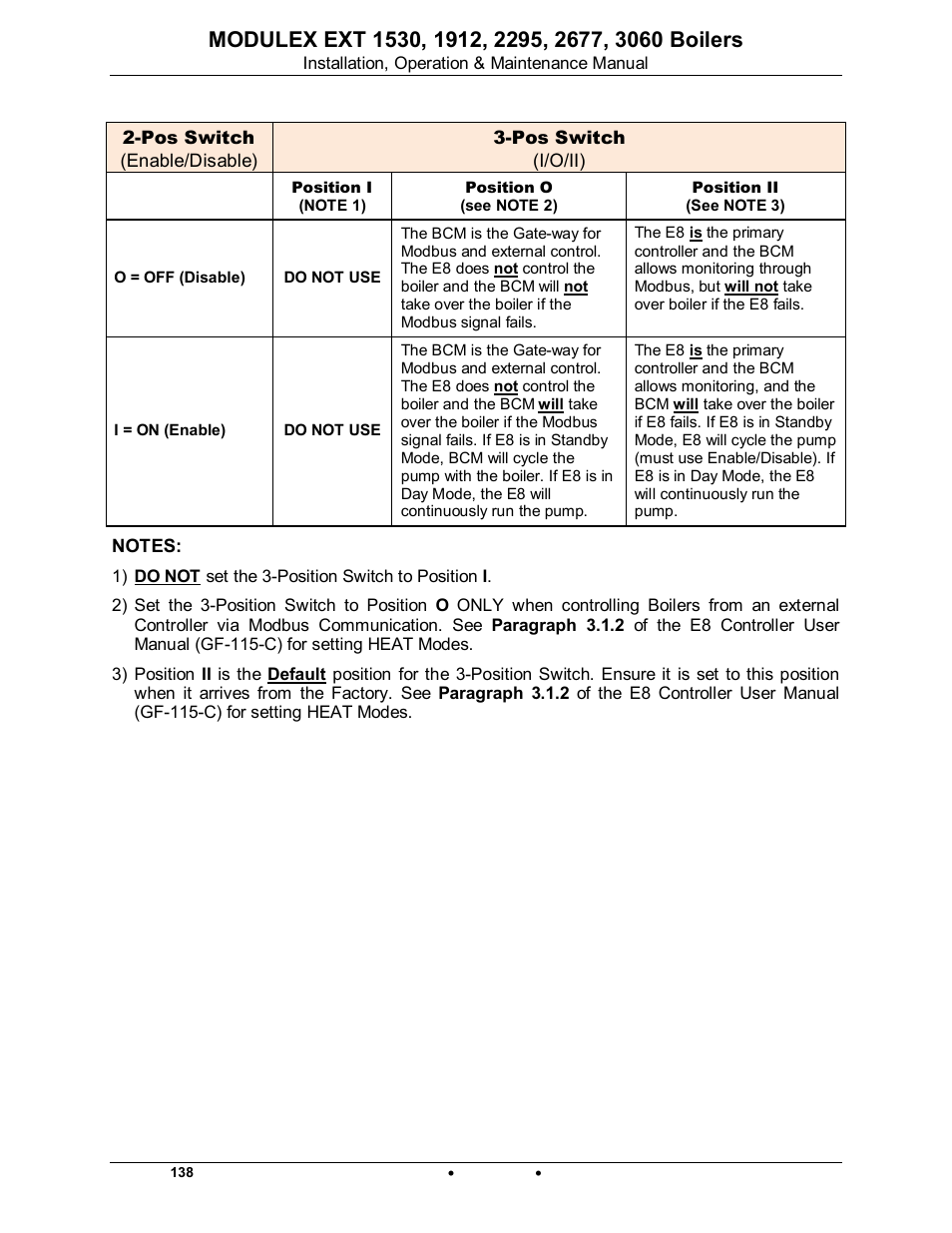 Modulex ext | AERCO Modulex EXT 1530 - 3060 User Manual | Page 80 / 138