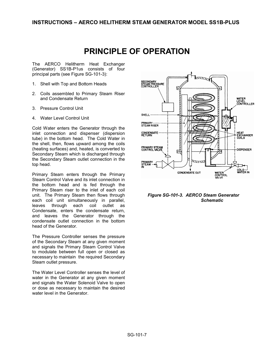 Principle of operation | AERCO Steam Generator User Manual | Page 9 / 25