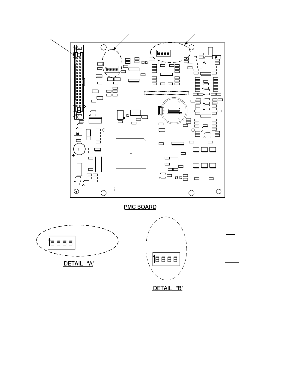 Appendix f, Figure f-1. c-more control panel pmc board, S1 off = volt curr/volt on = curr | AERCO C-More Controls User Manual | Page 95 / 98