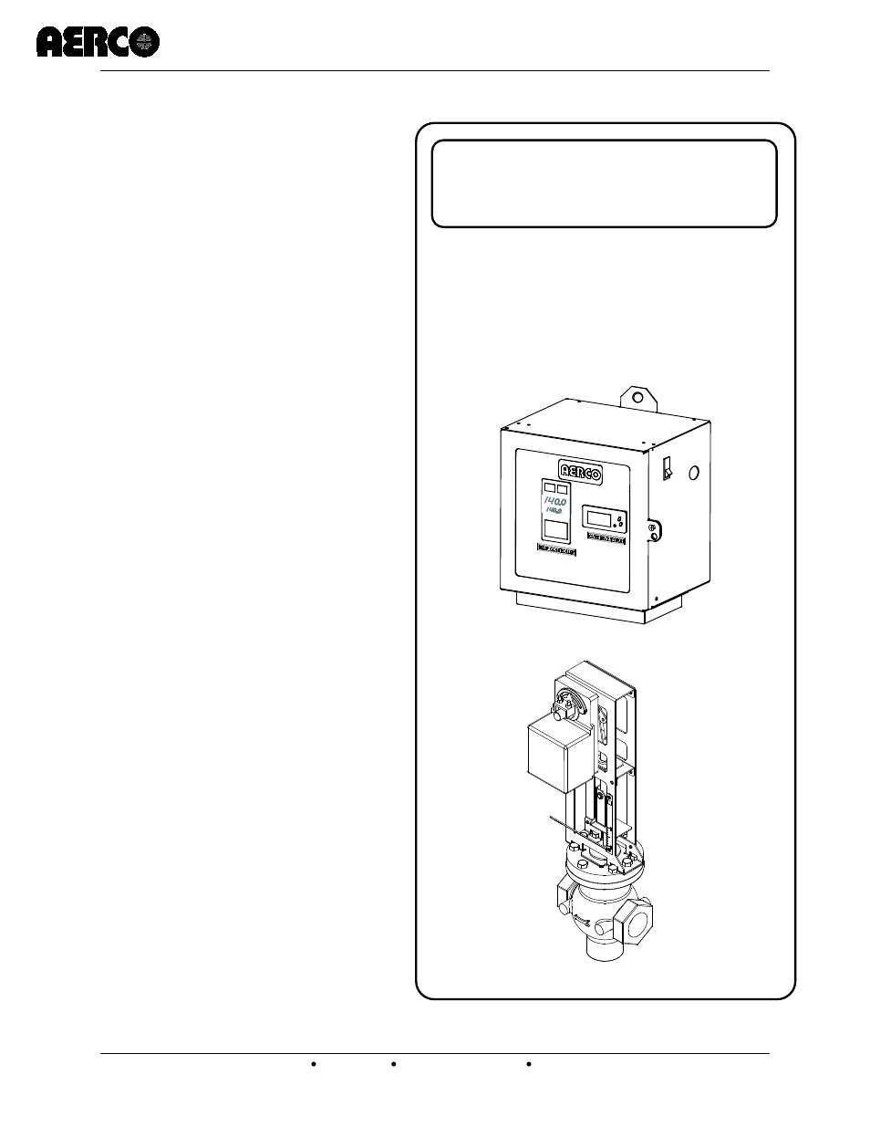 AERCO Electronic Controls System (ECS) User Manual | 82 pages