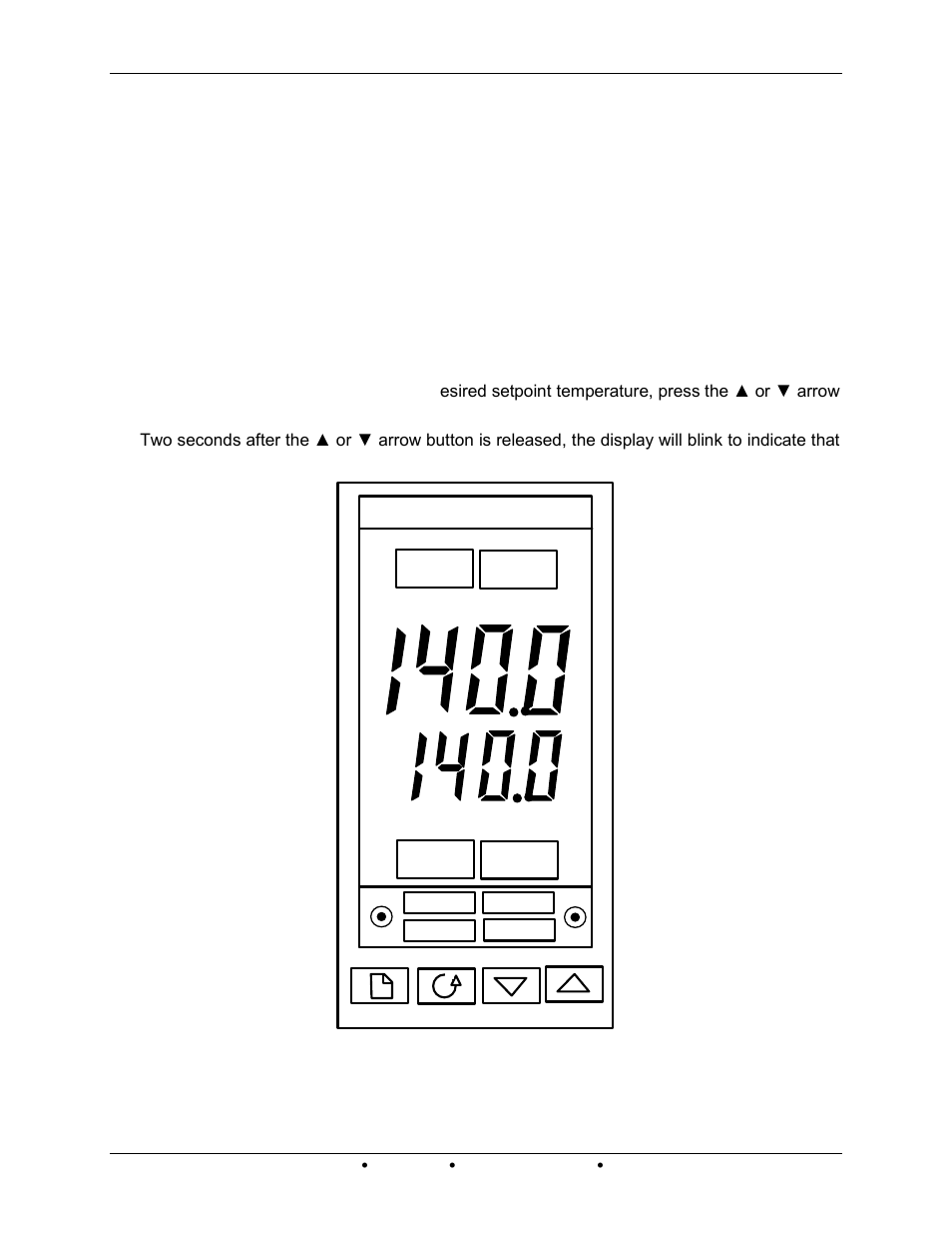 Setpoint temperature adjustment, Op 1 op 2 sp2 rem | AERCO Electronic Controls System (ECS) User Manual | Page 28 / 82