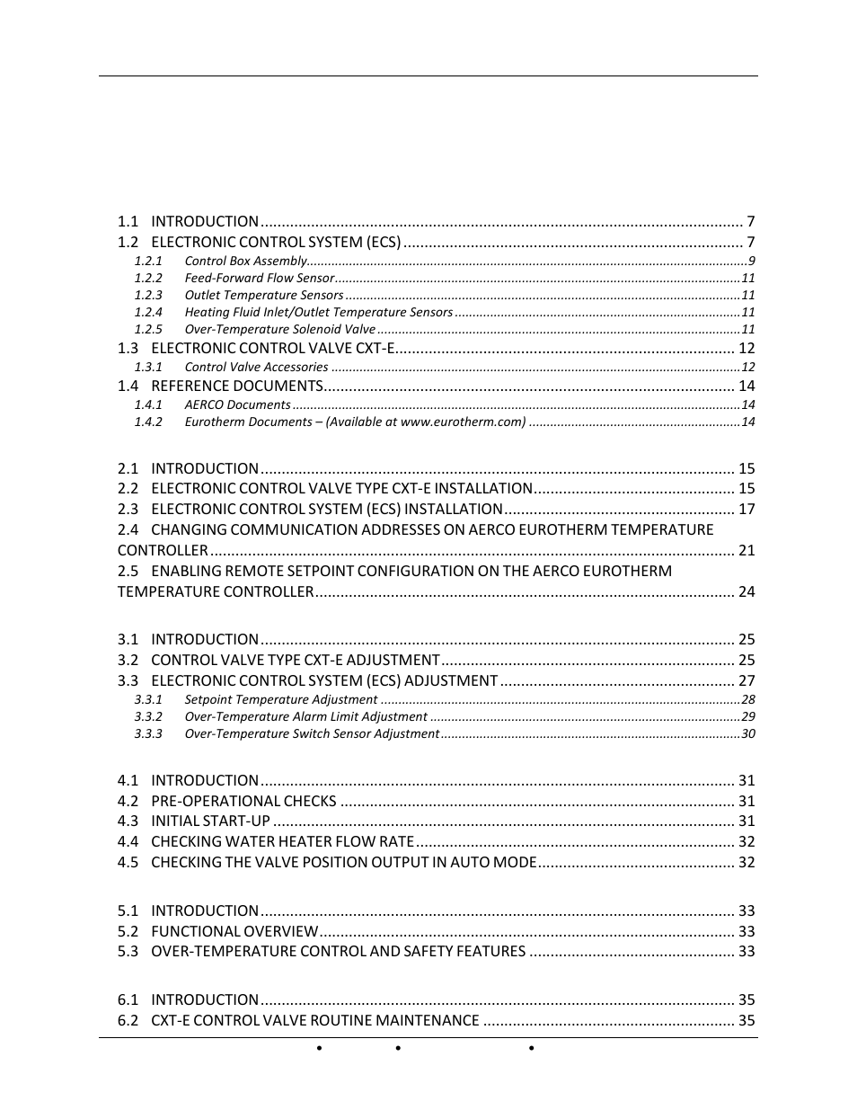 AERCO Electronic Controls System (ECS) User Manual | Page 3 / 82