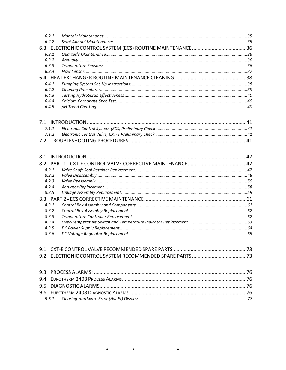 AERCO Electronic Controls System (ECS) User Manual | Page 4 / 82