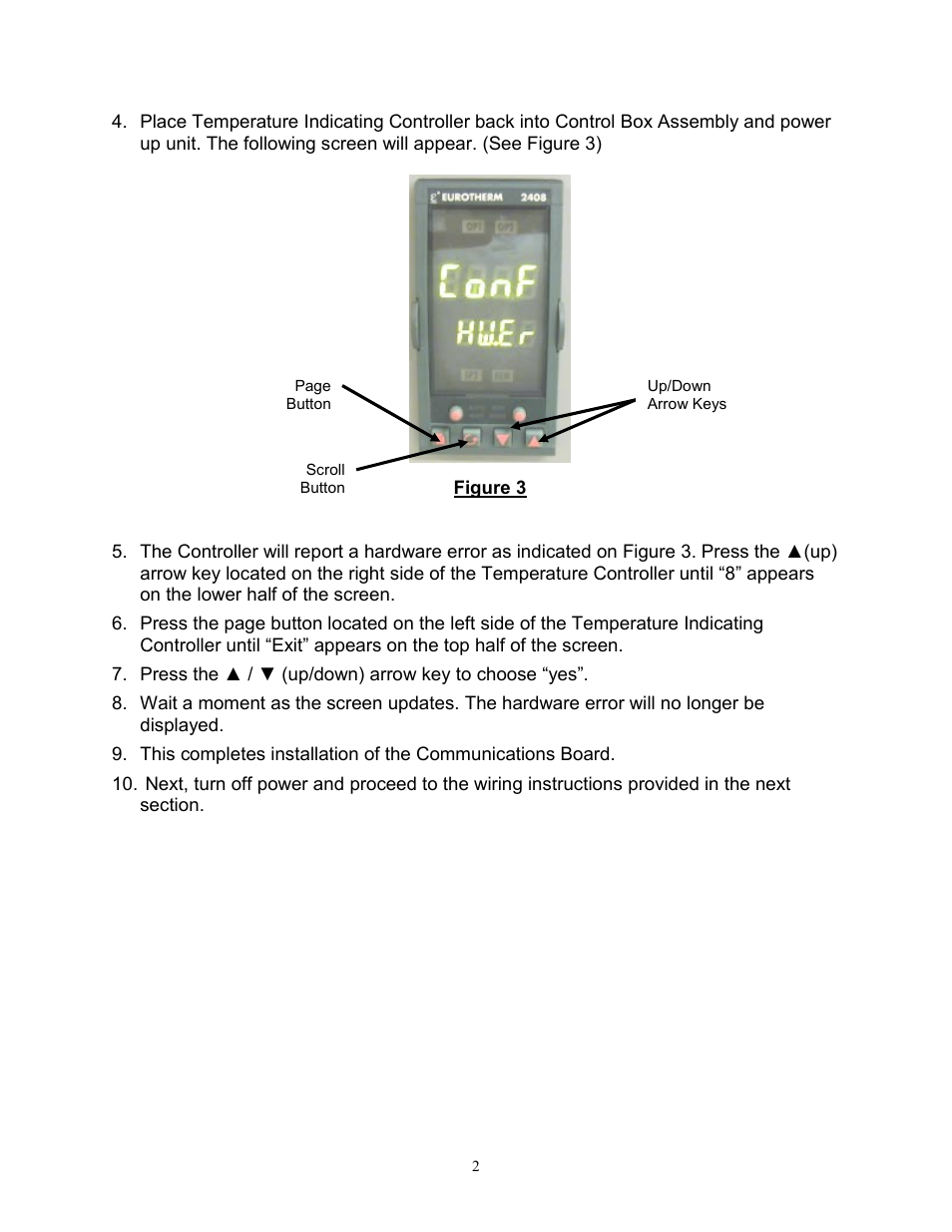 AERCO Adding a Communications Board to ECS User Manual | Page 2 / 4