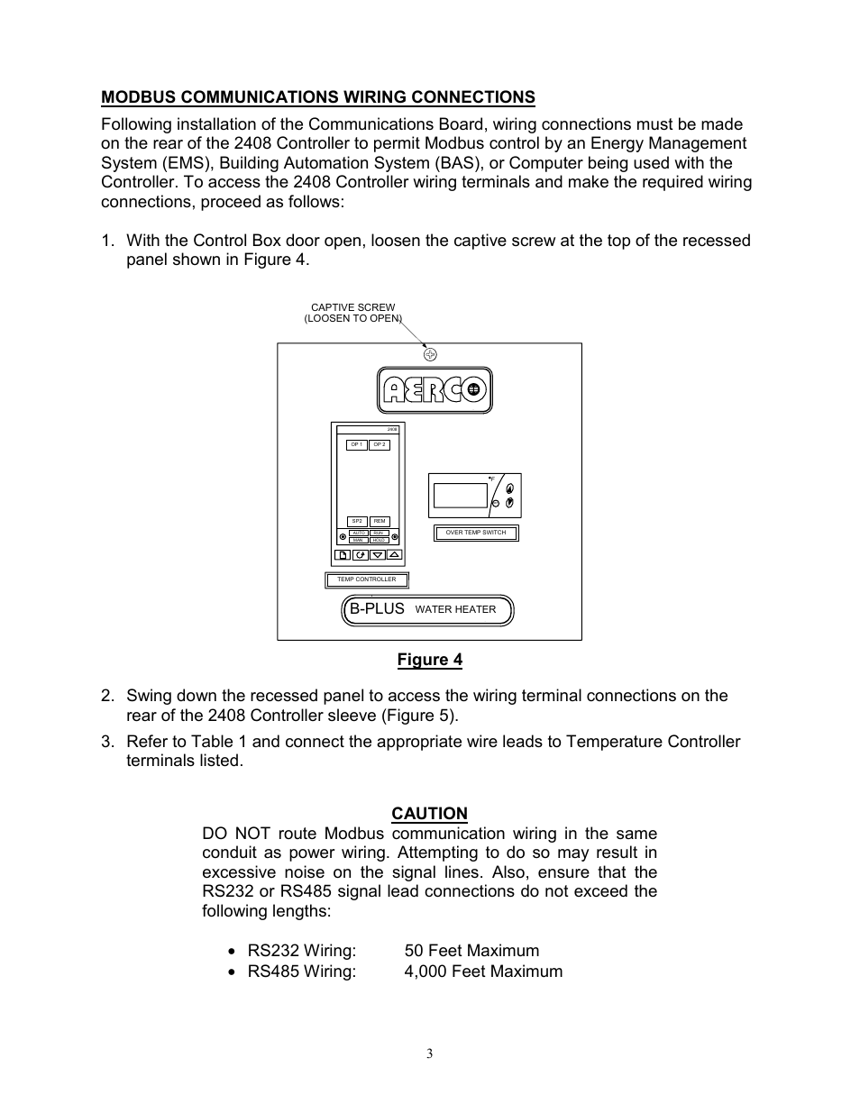 B-plus | AERCO Adding a Communications Board to ECS User Manual | Page 3 / 4