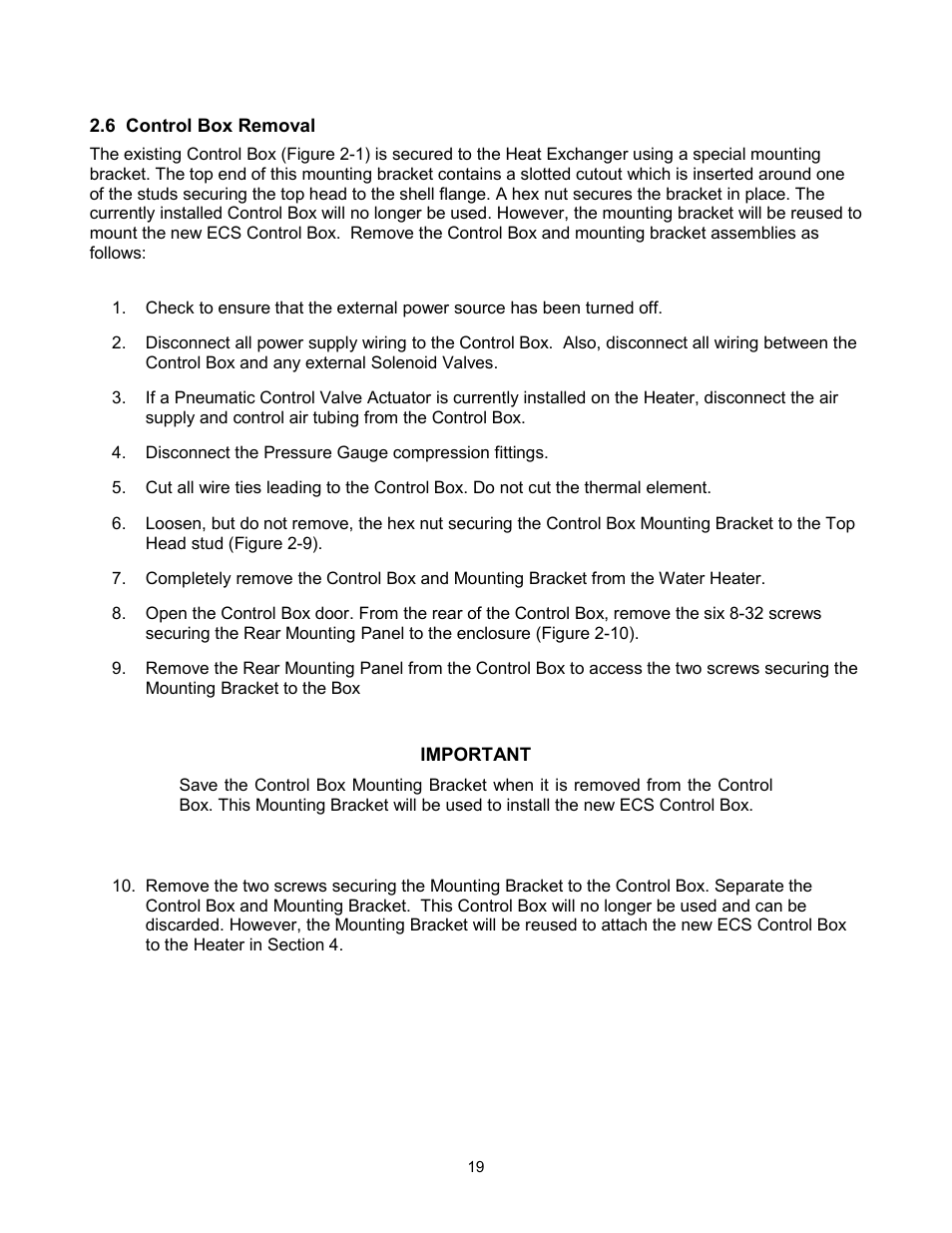 AERCO ECS Retrofit User Manual | Page 19 / 82