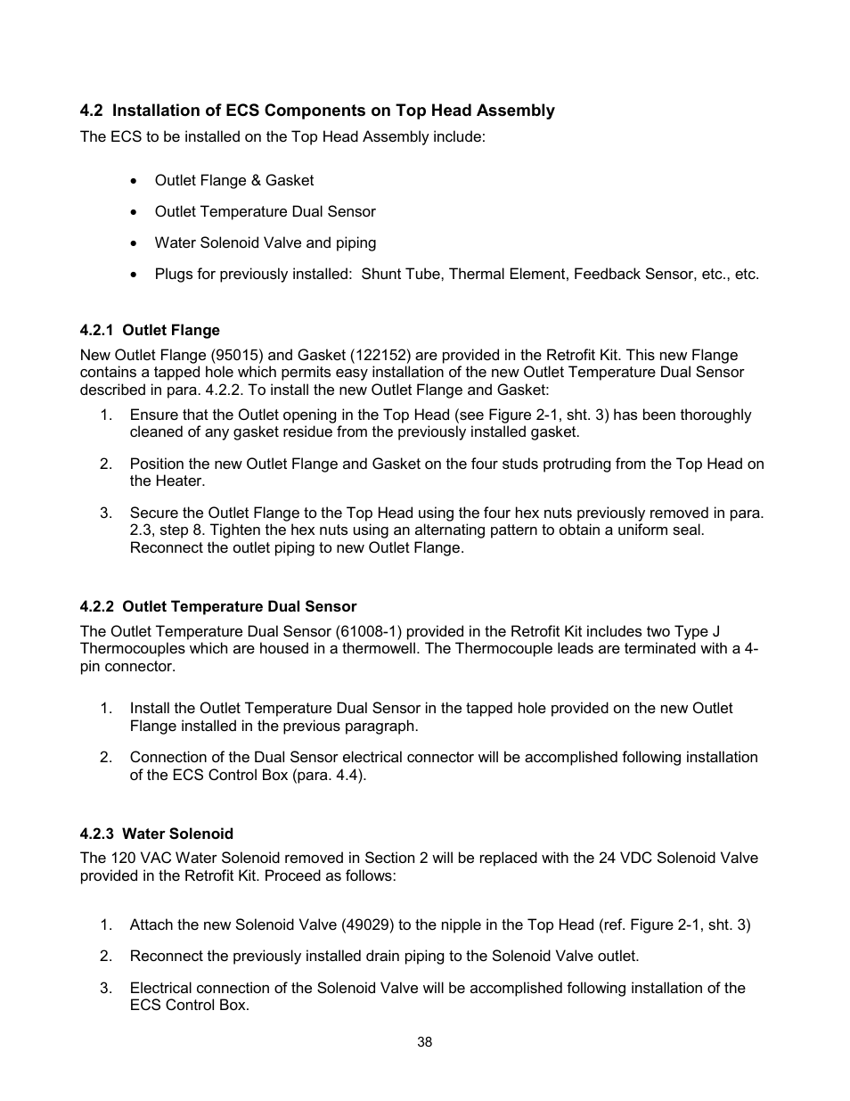 AERCO ECS Retrofit User Manual | Page 38 / 82