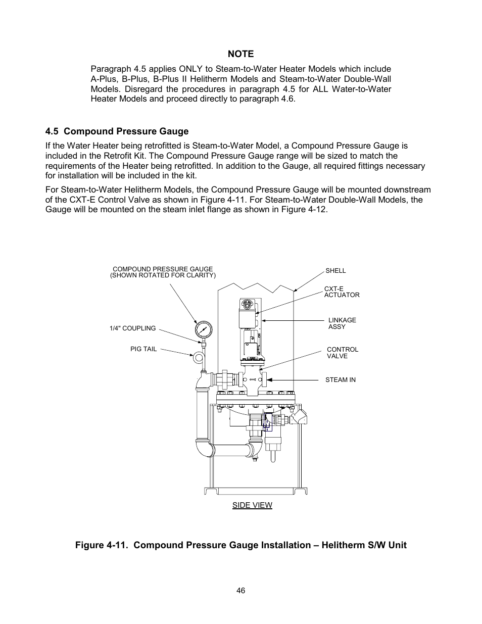 5 compound pressure gauge | AERCO ECS Retrofit User Manual | Page 46 / 82