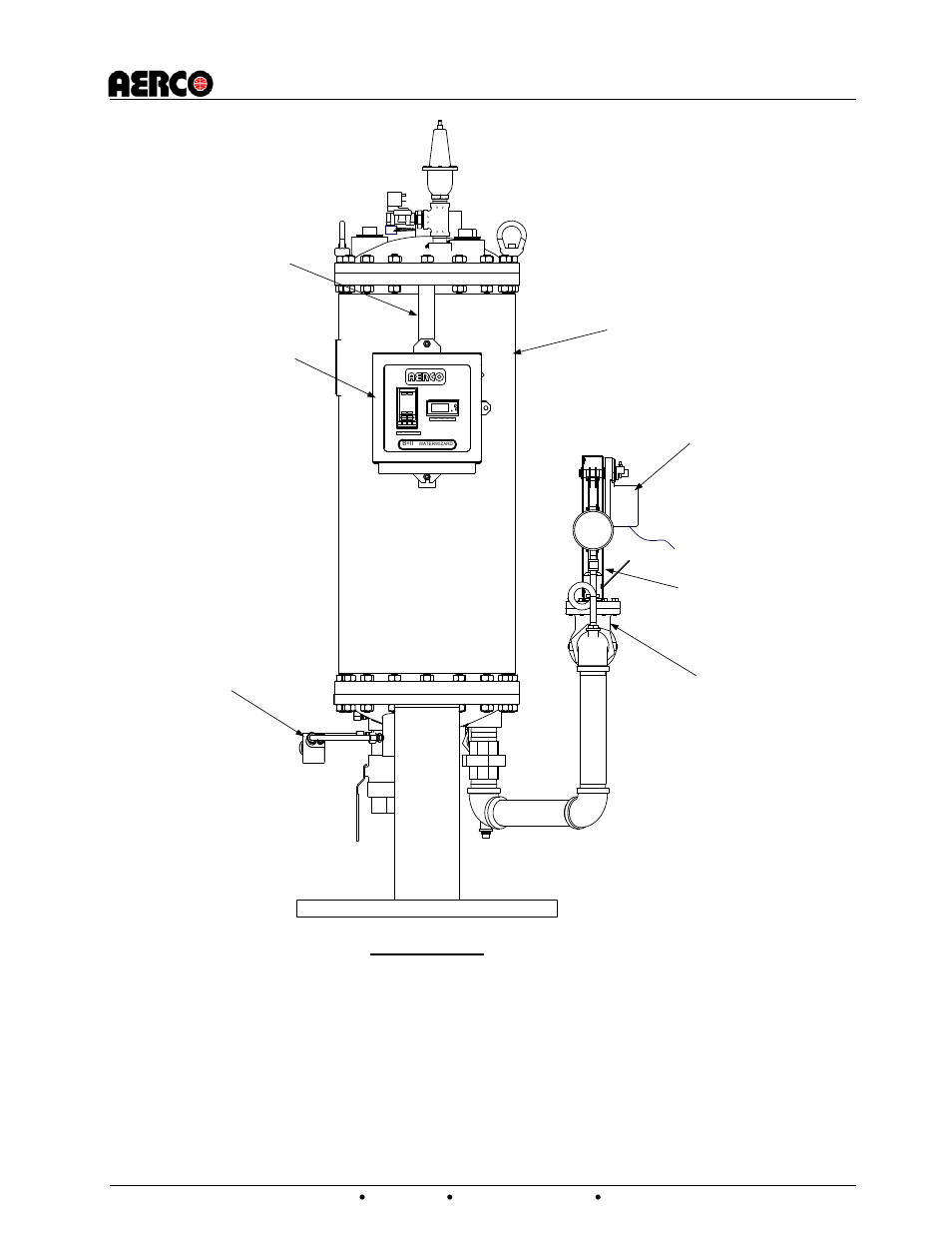 Front view | AERCO CXT-E Retrofit Kit User Manual | Page 55 / 76