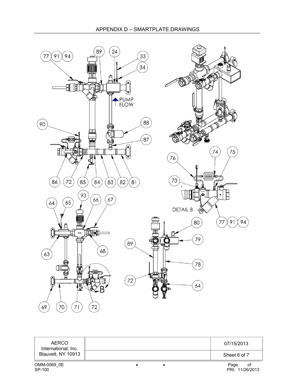 Smartplate – double wall part list | AERCO SmartPlate User Manual | Page 133 / 138