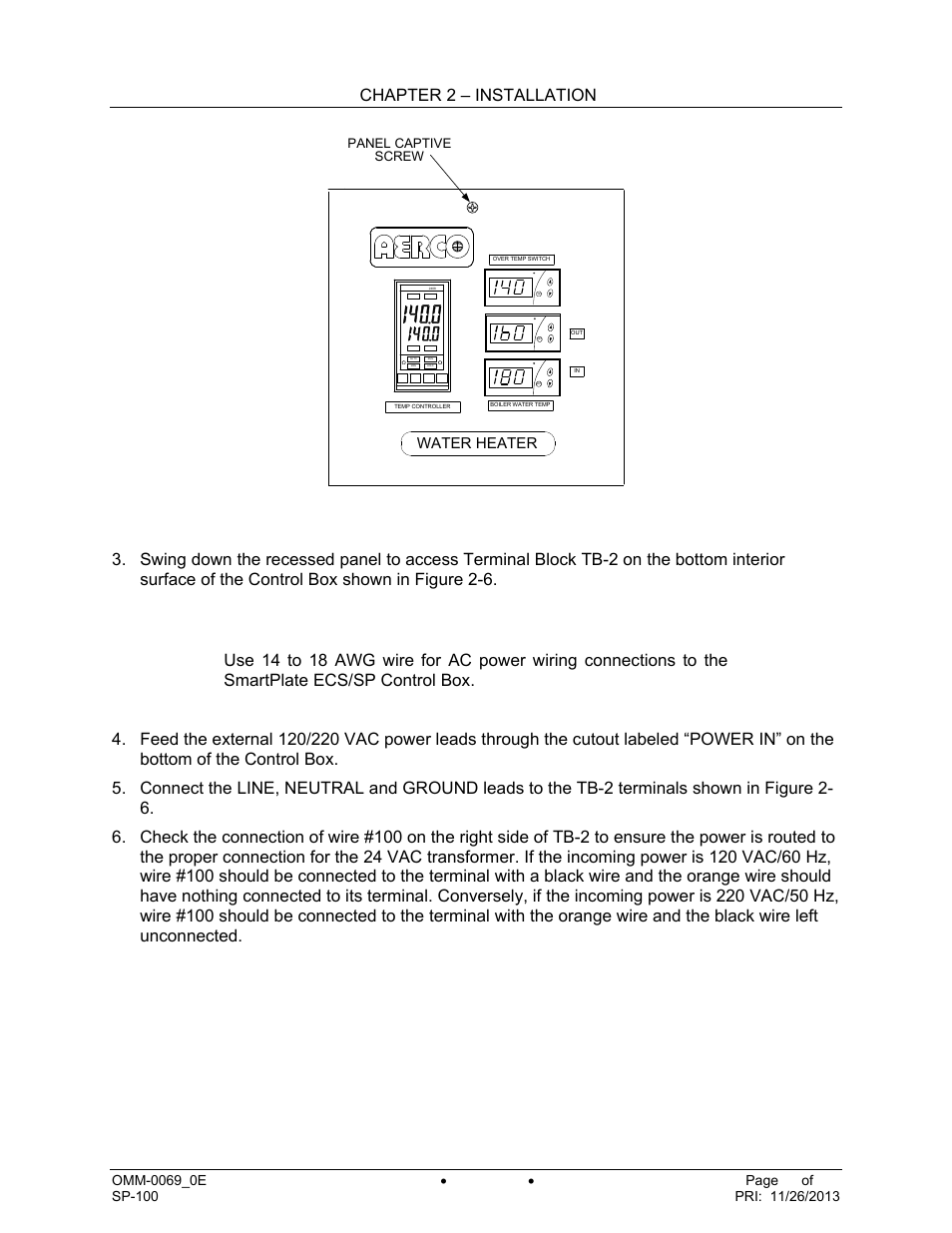 Chapter 2 – installation | AERCO SmartPlate User Manual | Page 17 / 138